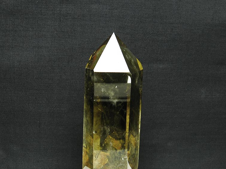 シトリン 六角柱 シトリンクォーツ 台座付属 一点物 152-2946