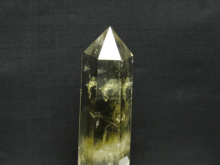 シトリン 六角柱 シトリンクォーツ 台座付属 一点物 152-2950