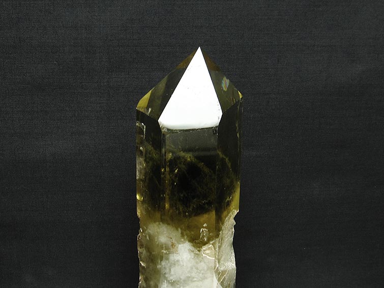 シトリン 六角柱 シトリンクォーツ 台座付属 一点物 152-2952