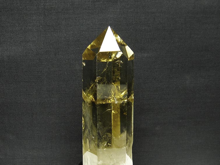シトリン 六角柱 シトリンクォーツ 台座付属 一点物 152-2961