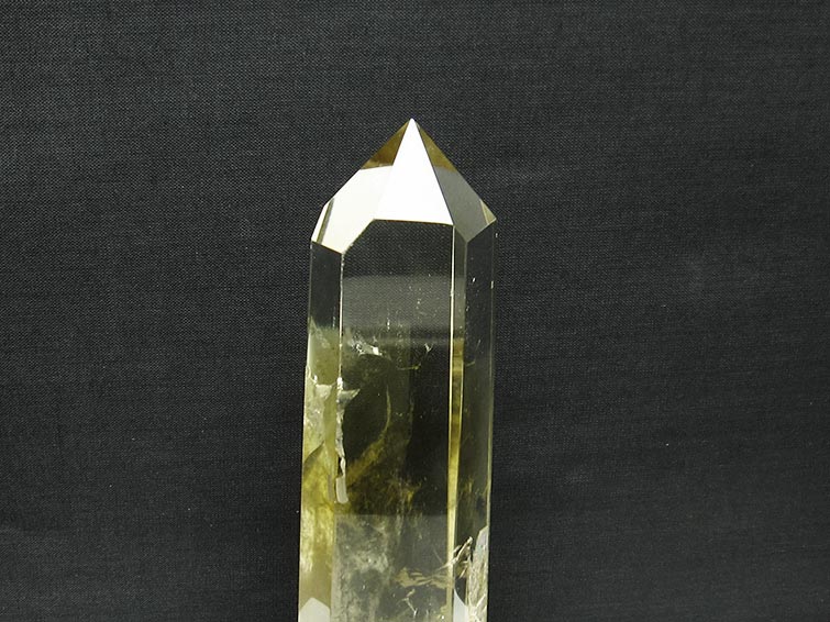 シトリン 六角柱 シトリンクォーツ 台座付属 一点物 152-2963