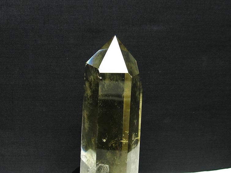 シトリン 六角柱 シトリンクォーツ 台座付属 一点物 152-2971