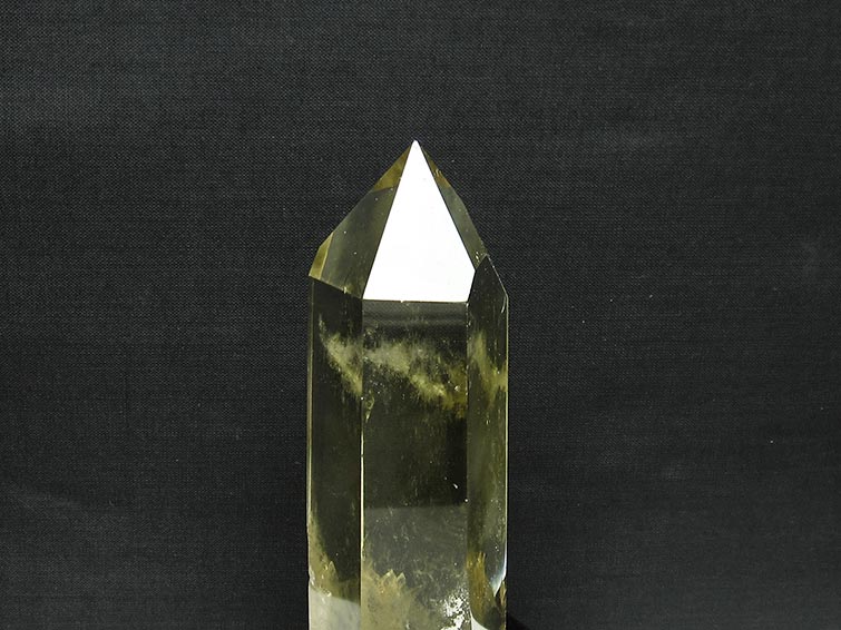 シトリン 六角柱 シトリンクォーツ 台座付属 一点物 152-2972