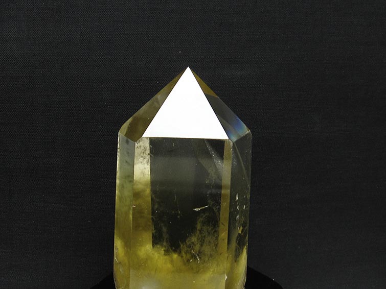 シトリン 六角柱 シトリンクォーツ 台座付属 一点物 152-2976