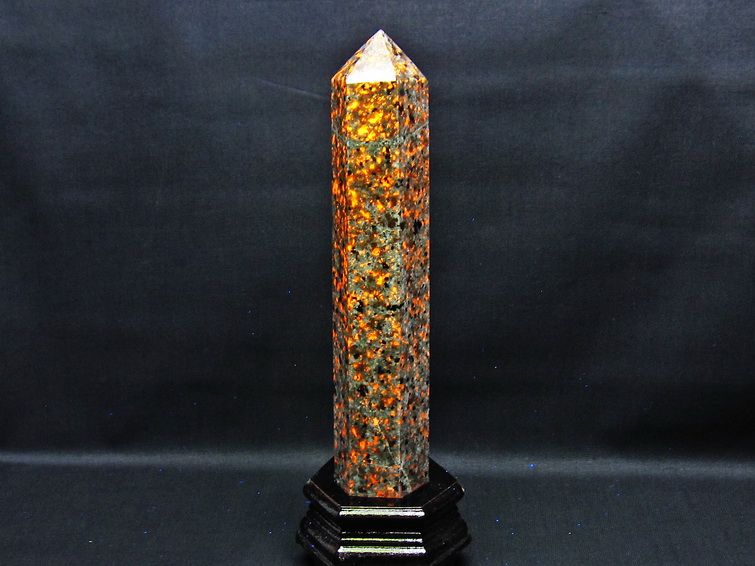 1.2Kg ユーパーライト 六角柱 台座付属 一点物 152-3001