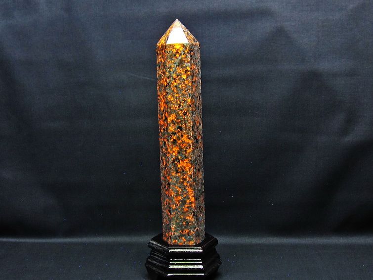 1.4Kg ユーパーライト 六角柱 台座付属 一点物 152-3010