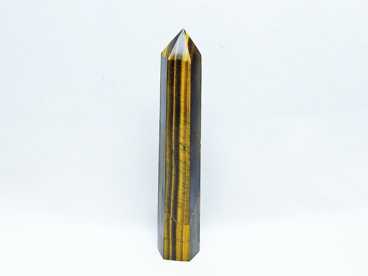 イエロータイガーアイ 六角柱 ポイント 一点物 152-3395