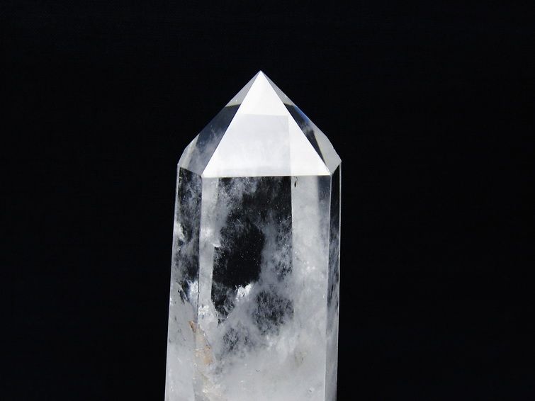 水晶 六角柱 水晶 ポイント 台座付属 一点物 152-3770
