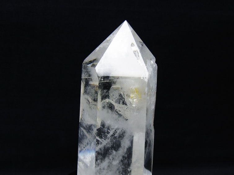 水晶 六角柱 水晶 ポイント 台座付属 一点物 152-3772