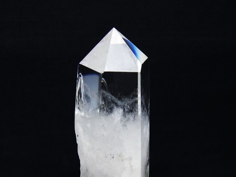 水晶 六角柱 水晶 ポイント 台座付属 一点物 152-3774