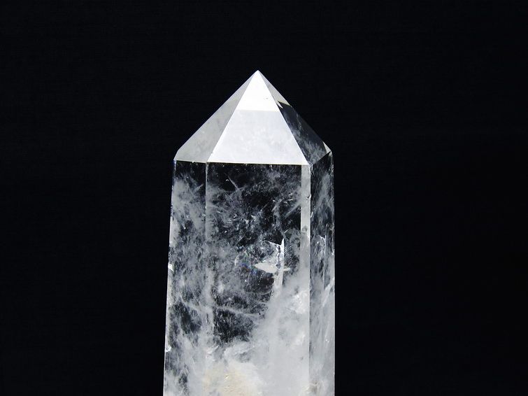 水晶 六角柱 水晶 ポイント 台座付属 一点物 152-3793