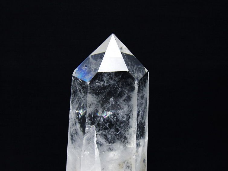 水晶 六角柱 水晶 ポイント 台座付属 一点物 152-3793