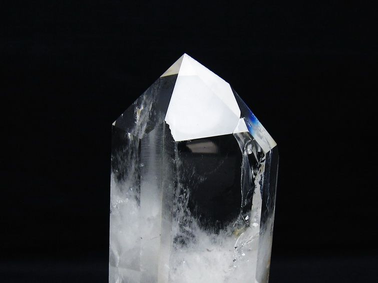 水晶 六角柱 水晶 ポイント 台座付属 一点物 152-3798