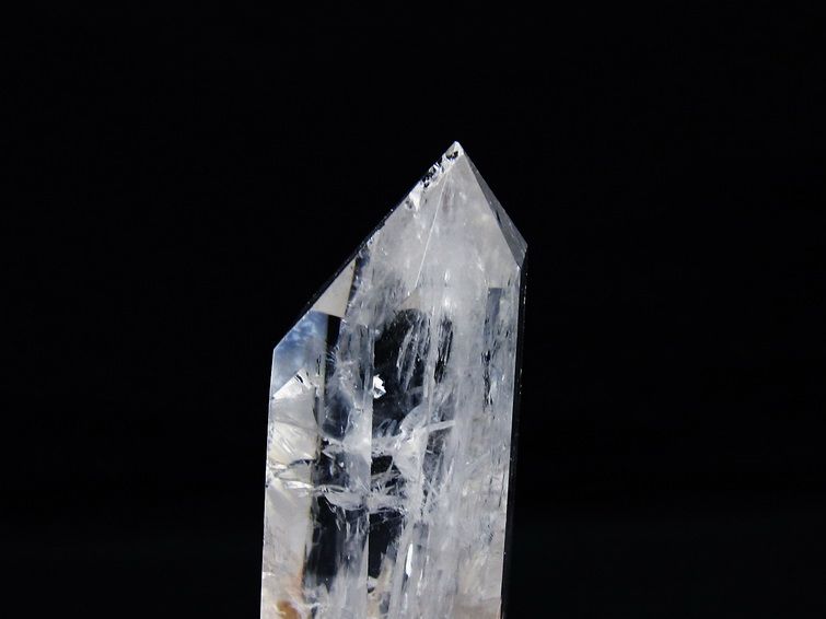 水晶 六角柱 水晶 ポイント 台座付属 一点物 152-3810
