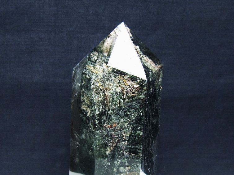 グリーンファントム 六角柱 台座付属 一点物 152-3894