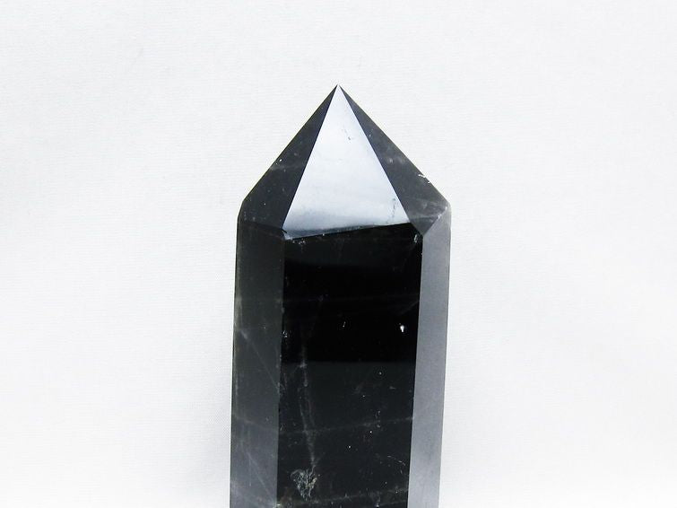 モリオン ポイント 黒水晶 六角柱 一点物 152-3976