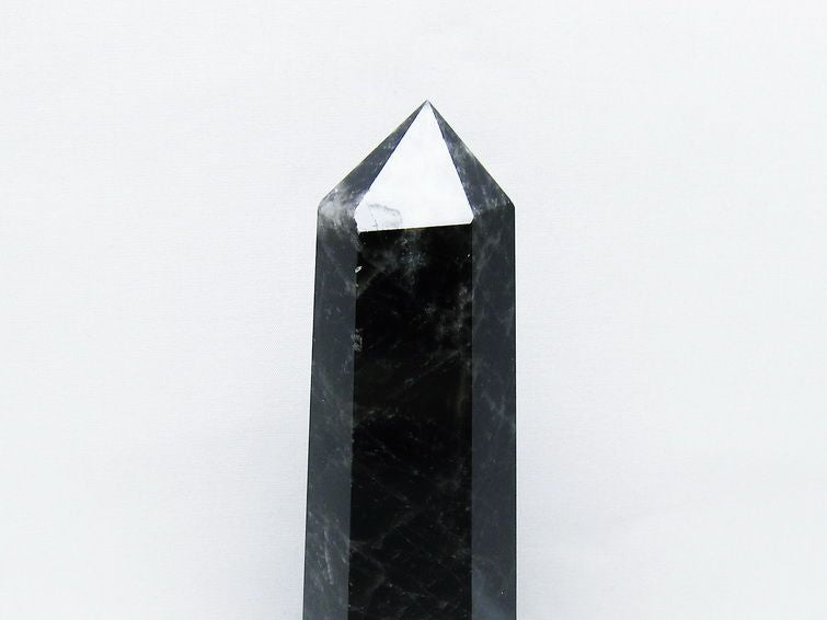 モリオン 黒水晶 六角柱 台座付き 一点物 152-3996 【sold out】