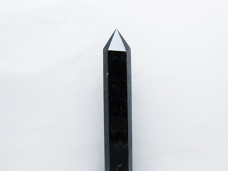 モリオン 黒水晶 六角柱 台座付き 一点物 152-4012 【sold out】