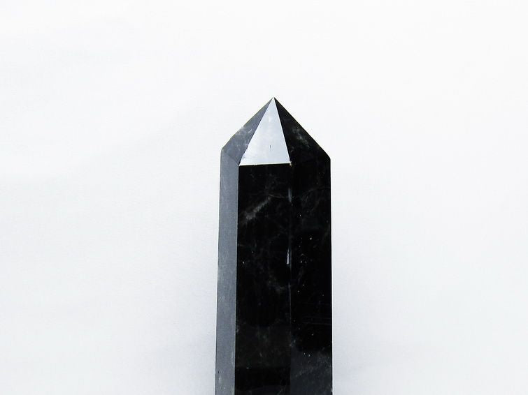 1.9Kg モリオン 黒水晶 六角柱 台座付属 一点物 152-4016