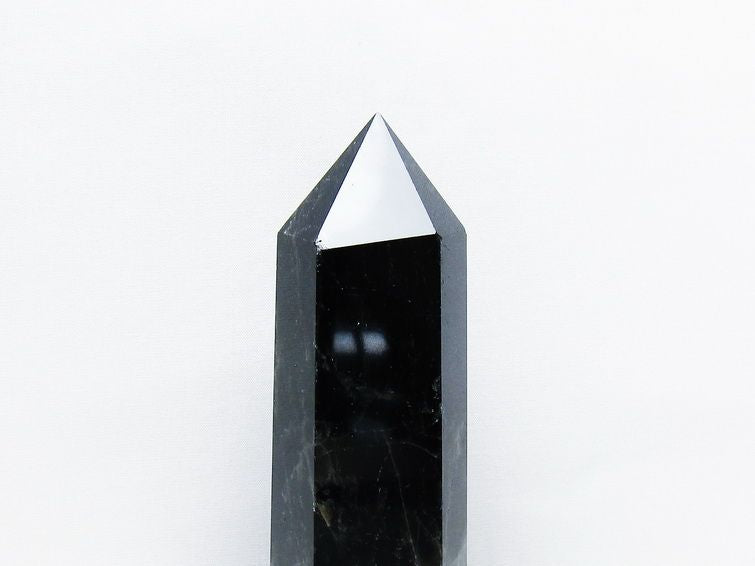モリオン 黒水晶 六角柱 台座付き 一点物 152-4026 【sold out】