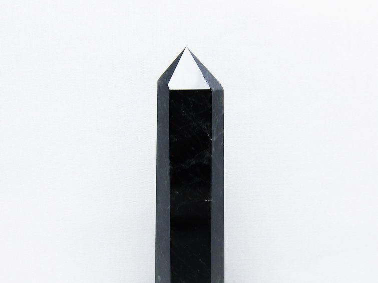 モリオン 黒水晶 六角柱 台座付き 一点物 152-4038 【sold out】