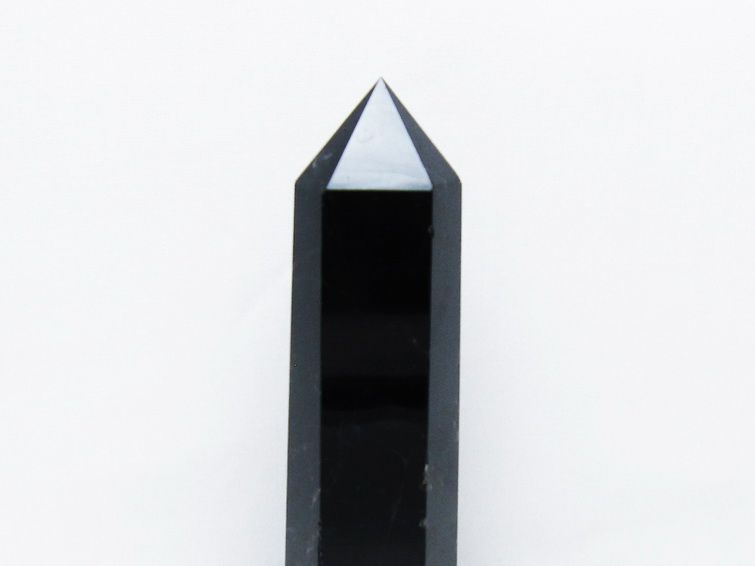 モリオン 黒水晶 六角柱 台座付き 一点物 152-4041 【sold out】