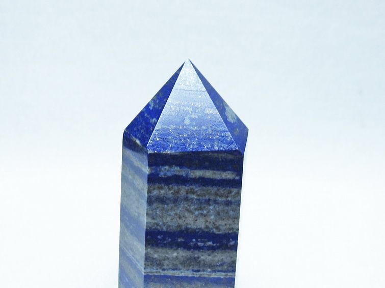 ラピスラズリ 六角柱 ポイント 置物 一点物 152-4236