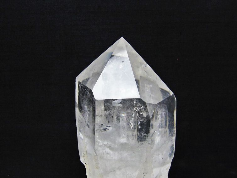 1.2Kg 水晶 六角柱 水晶 ポイント 台座付属 置物 原石 一点物 152-4587