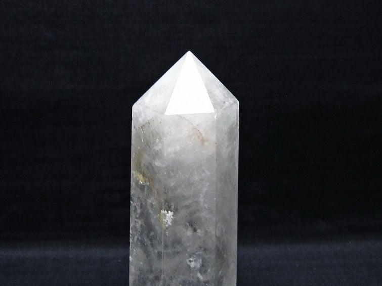 水晶 六角柱 水晶 ポイント 原石 置物 一点物 152-4649