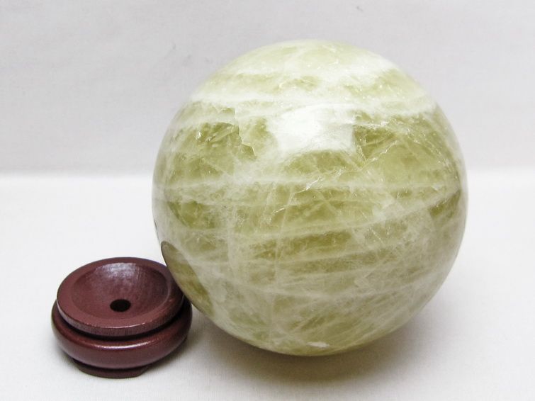 2.2Kg シトリン 丸玉 120mm スフィア 置物 原石 一点物 161-1063