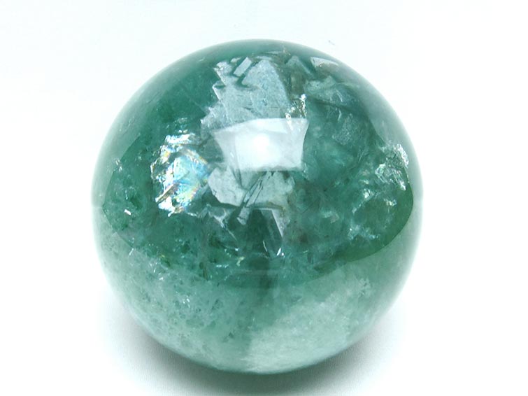 3Kg フローライト 丸玉 123mm 蛍石 スフィア 一点物 161-778