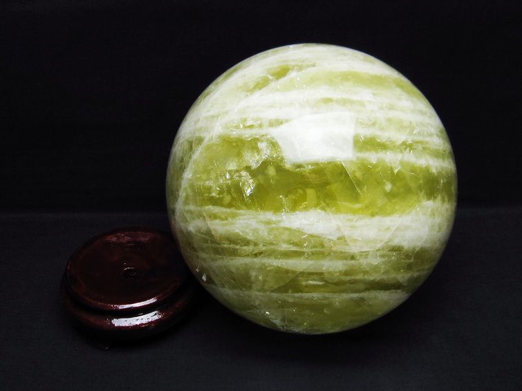 7.4Kg シトリン 丸玉 177mm シトリンクォーツ スフィア 一点物 161-789