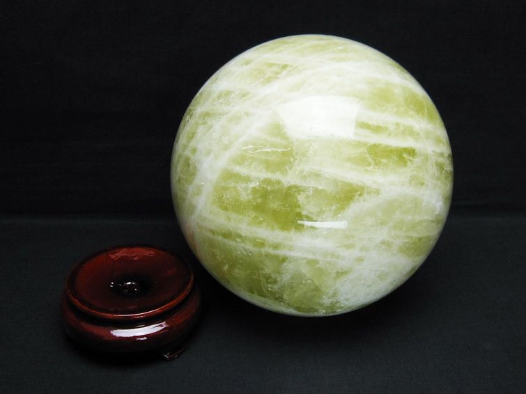 5.2Kg シトリン 丸玉 158mm シトリンクォーツ スフィア 一点物 161-803