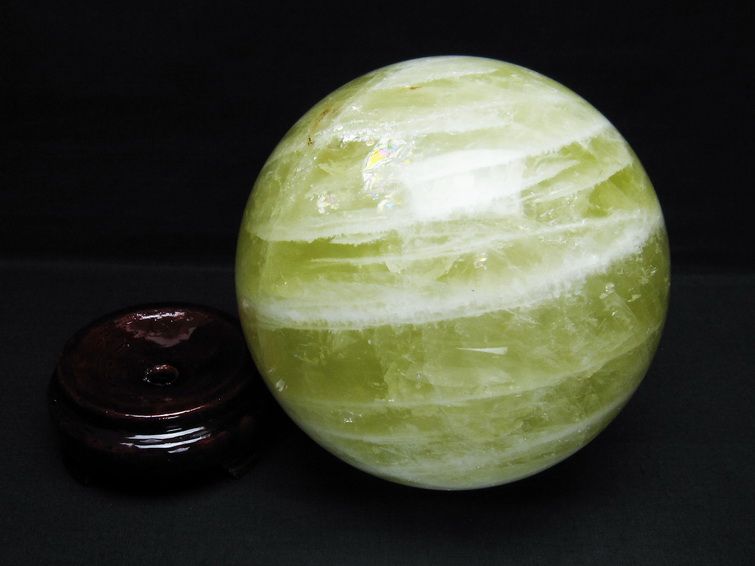 3.8Kg シトリン 丸玉 141mm シトリンクォーツ スフィア 一点物 161-821