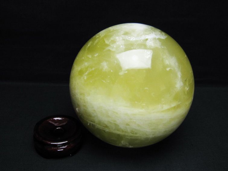 3.2Kg シトリン 丸玉 137mm シトリンクォーツ スフィア 一点物 161-823