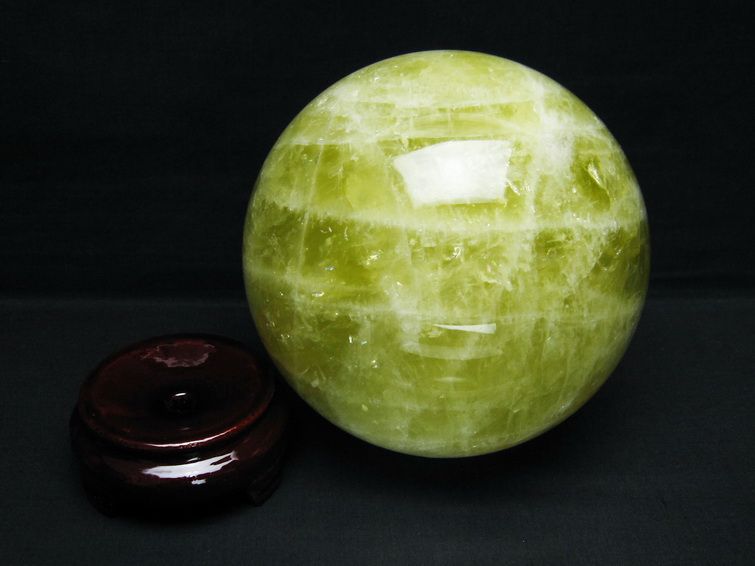 4.1Kg シトリン 丸玉 145mm シトリンクォーツ スフィア 一点物 161-835 【sold out】