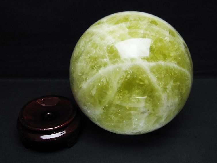 4.2Kg シトリン 丸玉 147mm シトリンクォーツ スフィア 一点物 161-836 【sold out】