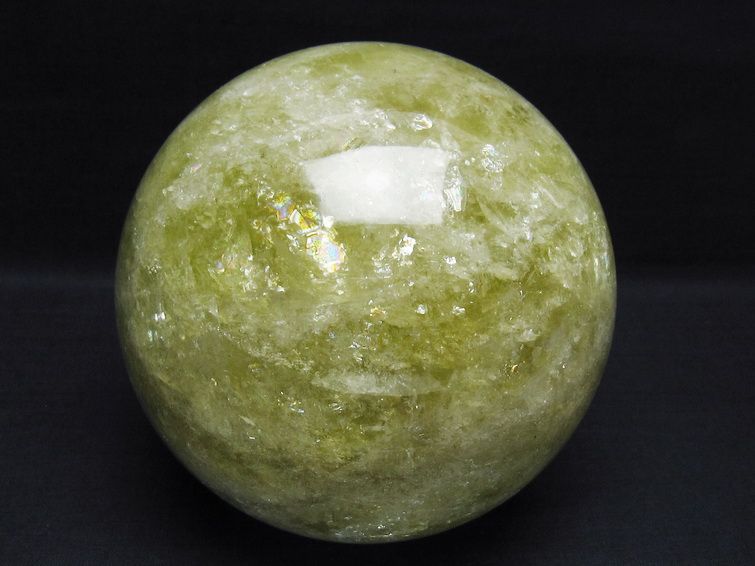 2.8Kg シトリン 丸玉 127mm シトリンクォーツ スフィア 一点物 161-860
