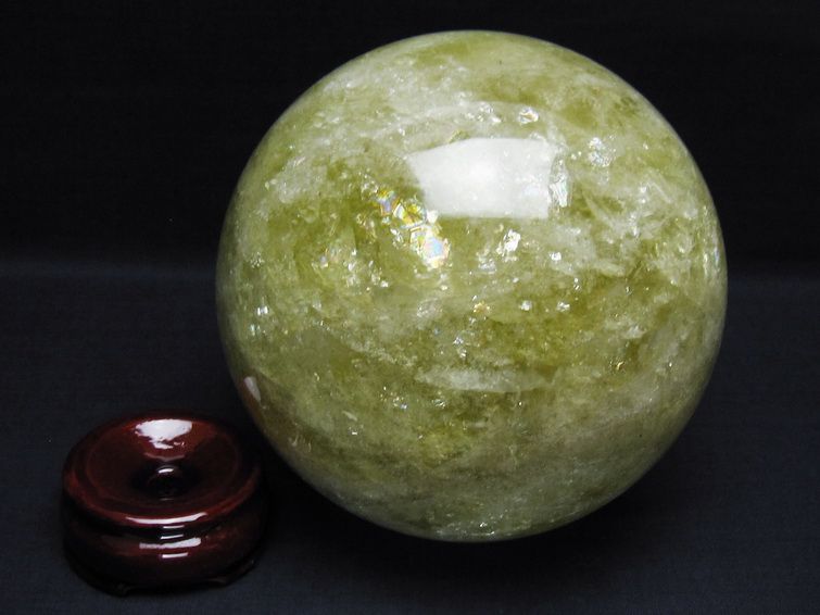 2.8Kg シトリン 丸玉 127mm シトリンクォーツ スフィア 一点物 161-860