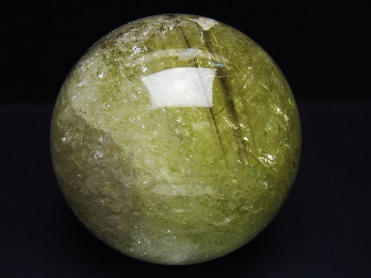 2.5Kg シトリン 丸玉 123mm シトリンクォーツ スフィア 一点物 161-862