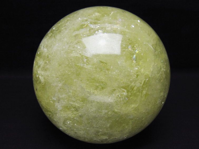 2.4Kg シトリン 丸玉 123mm シトリンクォーツ スフィア 一点物 161-863