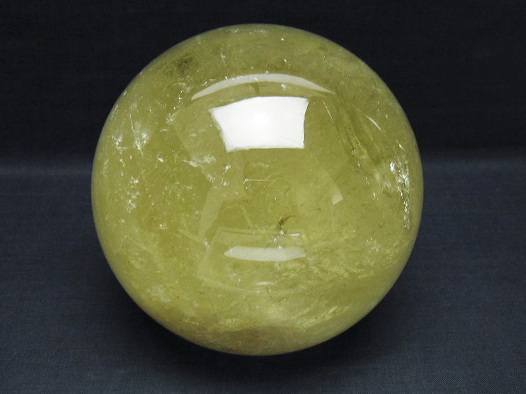 2.2Kg シトリン 丸玉 120mm シトリンクォーツ スフィア 一点物 161-864