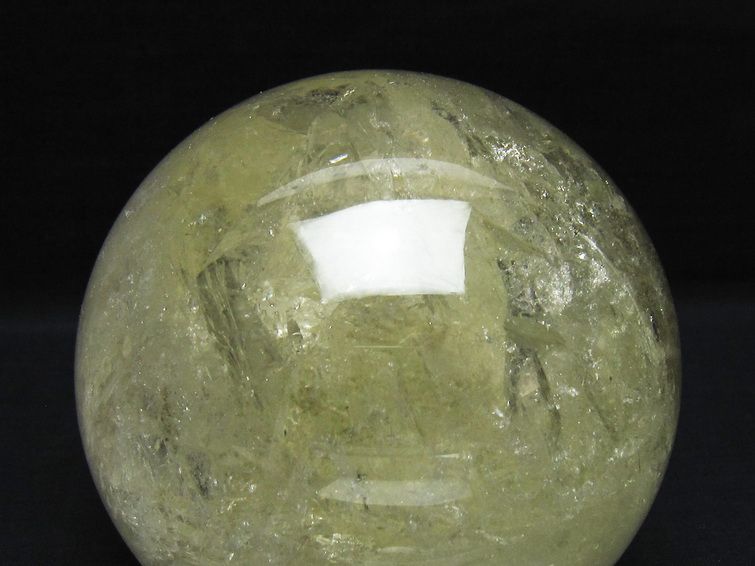 2.1Kg シトリン 丸玉 115mm シトリンクォーツ スフィア 一点物 161-865