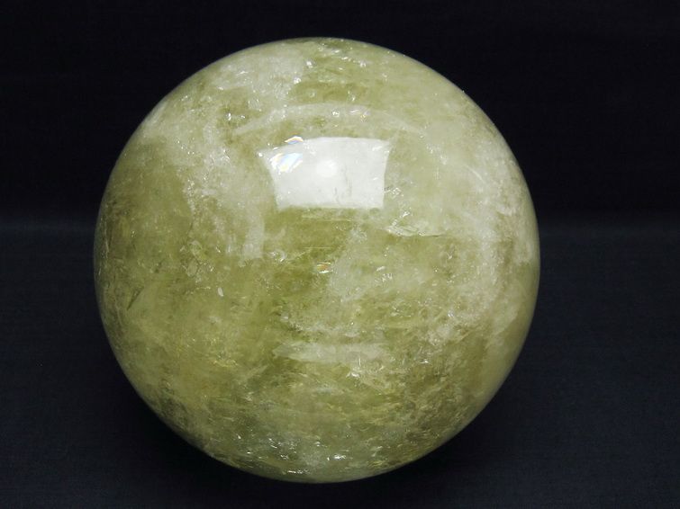 3Kg シトリン 丸玉 130mm シトリンクォーツ スフィア 一点物 161-867