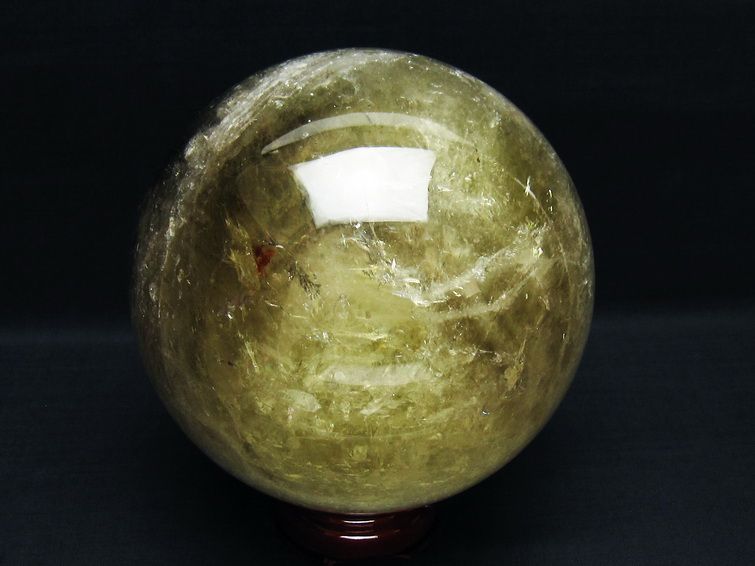2.9Kg シトリン 丸玉 130mm シトリンクォーツ スフィア 一点物 161-868