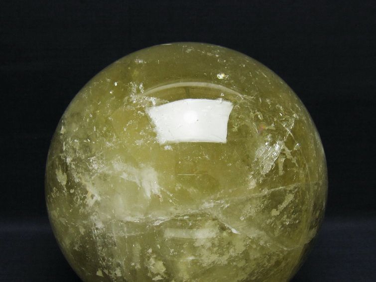 4.1Kg シトリン 丸玉 148mm シトリンクォーツ スフィア 一点物 161-872