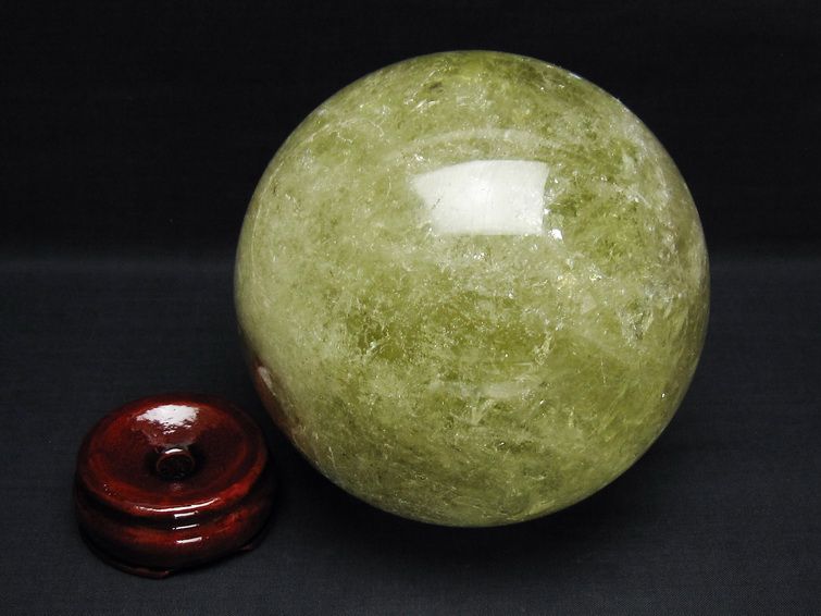 2.7Kg シトリン 丸玉 130mm シトリンクォーツ スフィア 一点物 161-873