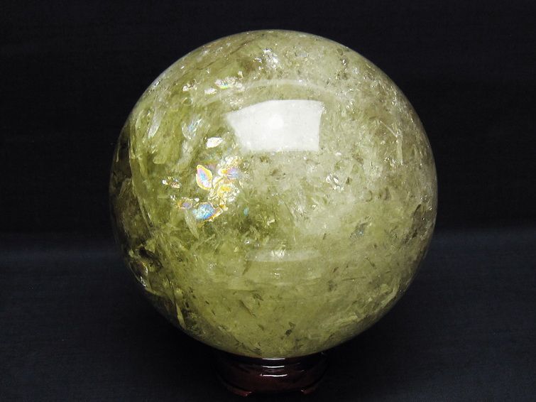 2.8Kg シトリン 丸玉 130mm シトリンクォーツ スフィア 一点物 161-885