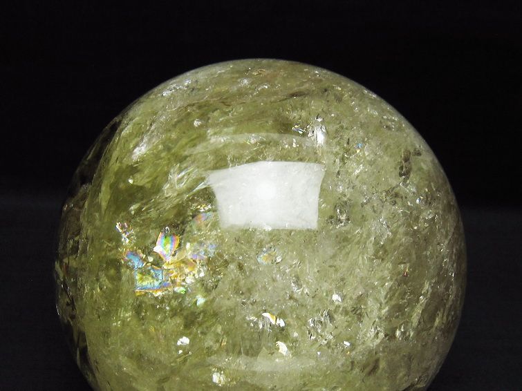 2.8Kg シトリン 丸玉 130mm シトリンクォーツ スフィア 一点物 161-885