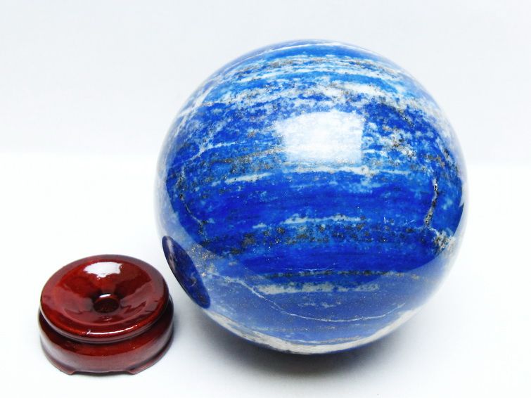 2.9Kg ラピスラズリ 丸玉 125mm スフィア 一点物 161-895